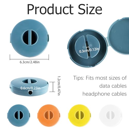 SITAKE 4PCS Cable Management, Retractable Portable Cord Organizer - Image 6