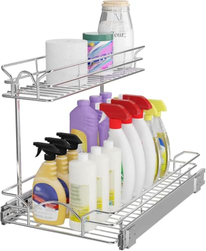 OCG Under Sink Cabinet Organizer Two Tier Pull Out S | All Products - Image 2