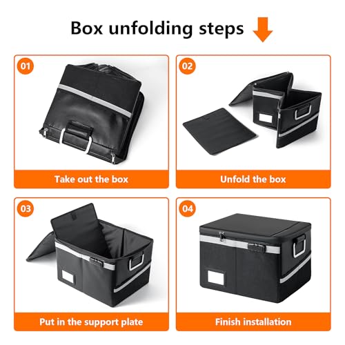 Fireproof Waterproof Document Box with Lock Collapsi | All Products - Image 6