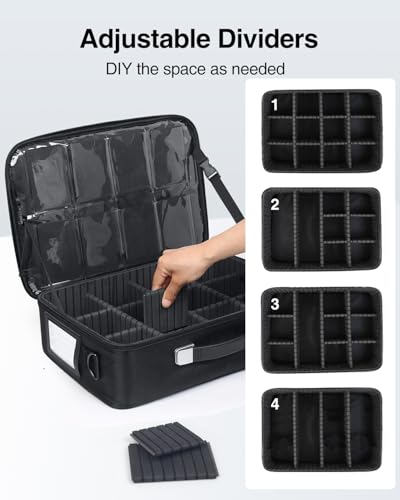 Trading Card Storage Box w/Adjustable Dividers, Card - Image 4