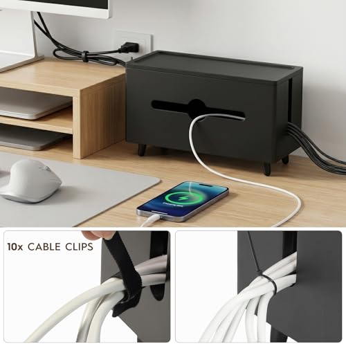 Extra Large Cable Management Box，Wood Cable Organizer Box,Power - Image 6