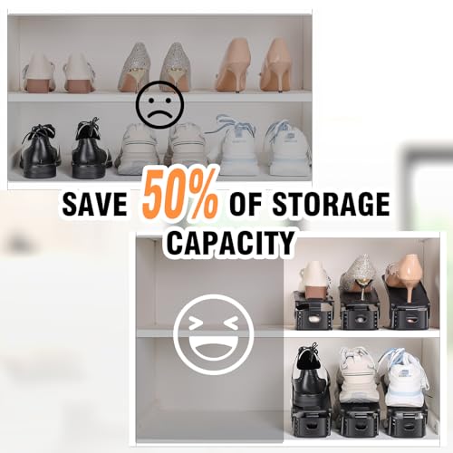 TOPNEW 20 Pack Shoe Slots Organizer Shoe Stacker Space Saver 50% - Image 6