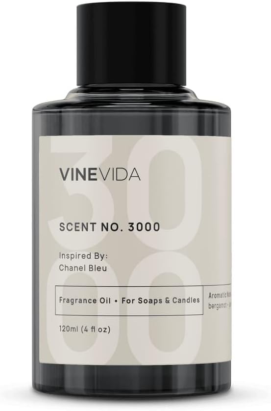 VINEVIDA [4oz] (Our Version of) Bleu Fragrance Oil for Soap Making and Soy Candles - Natural Scents for Candle and Soap Making