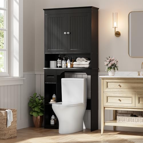 IDEALHOUSE 23.6 Inches Wide Toilet Rack with Over | Home Organization - Image 2