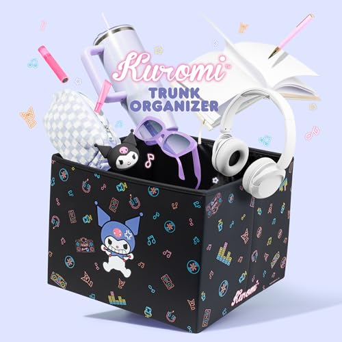 Sanrio Kuromi Car Trunk Organizer and Storage Bin | Home Organization - Image 5