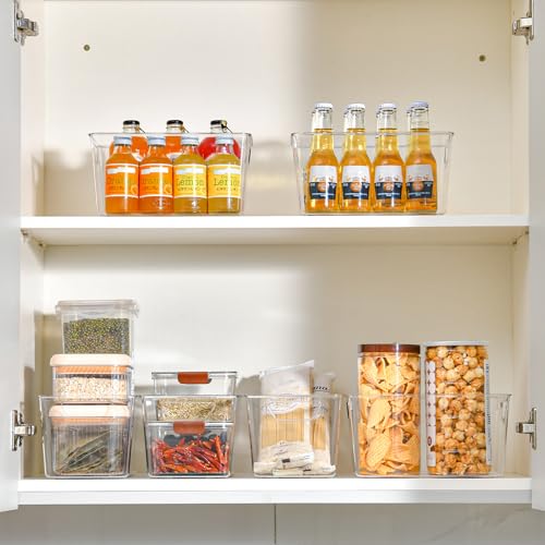Freebat 12 Pack Pantry Organization and Storage,Clear Plastic - Image 7