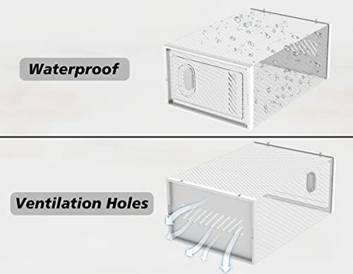 SIMPDIY Clear Shoe Storage Boxes, Stackable Shoe Org | All Products - Image 5