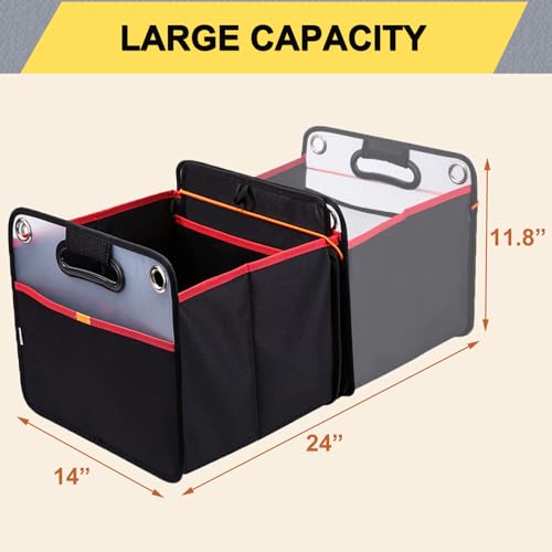 Car Trunk Organizer, Collapsible Auto Trunk Organizer Storage - Image 4