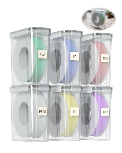 Filament Storage Box 6 Pack — Airtight 3D Printer Filament - Image 2