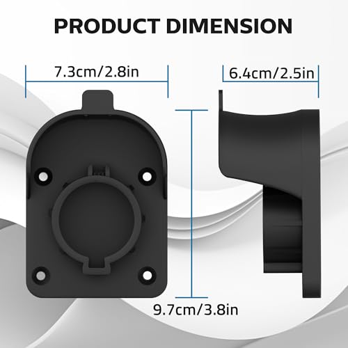 EV Charger Holder for SAE J1772, Wall-Mount Electric | All Products - Image 4