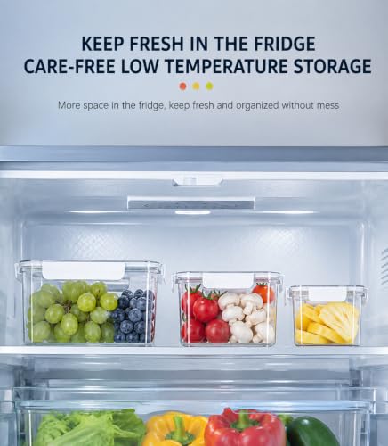 Cookie Storage Containers Airtight, 2 Pack 1.9L & 0.85L Plastic - Image 6