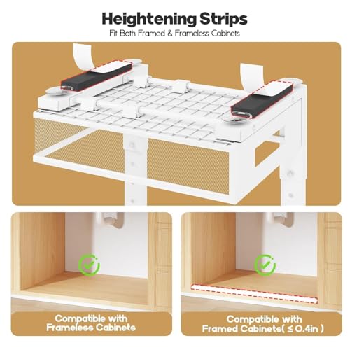 Under Sink Organizer, 2-Tier Dual Pull Out Cabinet Organizer - Image 4