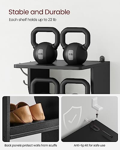 VASAGLE 7-Tier Vertical Shoe Rack, Narrow Shoe Storage - Image 7