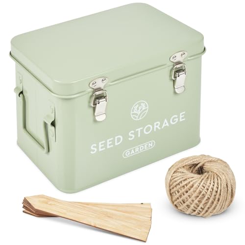 Wildgoose Seed Storage Box - Metal Seed Packet Organizer - Image 2