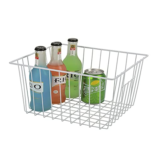 Freezer Organizer Bin, Kitchen Metal Wire Storage Basket - Image 5