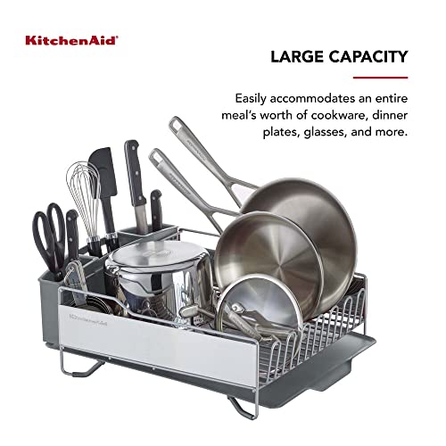 KitchenAid Large Capacity Full Size Rust Resistant Dish Rack - Image 6