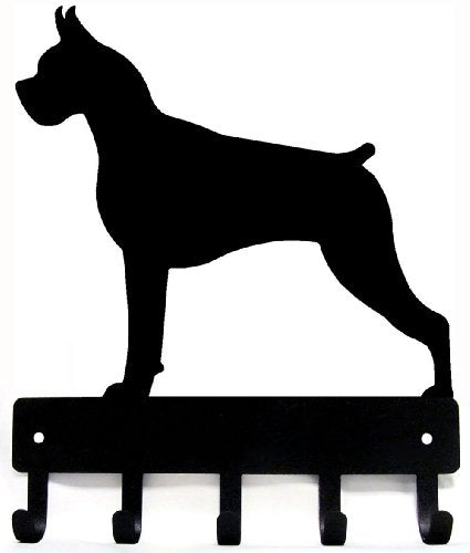 Boxer Key Key Holder & Leash Hanger - Large 9 inch - Image 2