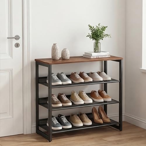 Garden 4 you Shoe Rack for Entryway 4 Tiers 11.8" D | All Products - Image 2