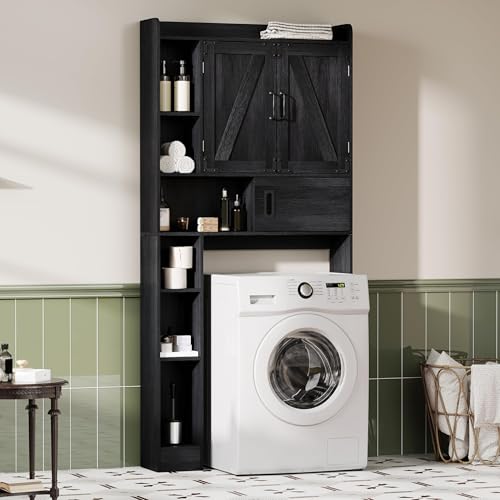 ChooChoo Over The Toilet Storage Cabinet with Sliding Door - Image 4