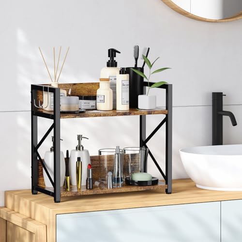 Spice-Rack-Organizer-Shelf for Kitchen Counter, 2 Tiers - Image 5