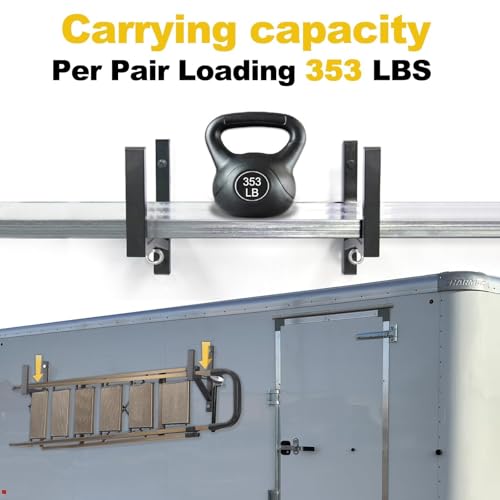 2 Rack Heavy Duty Side Mount Trailer Ladder Rack | Garage Storage - Image 5