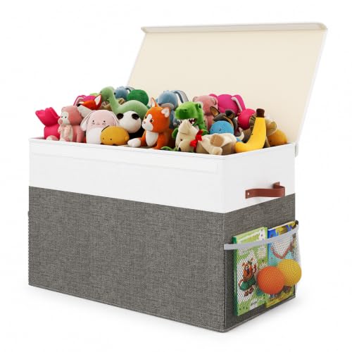 Large Toy Storage Box with Lid, Toy Chest Organizer Bin for Kids - Image 2