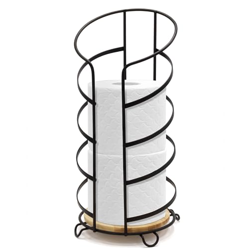 BROOKSTONE, Toilet Paper Holder with Bamboo Base - Image 7
