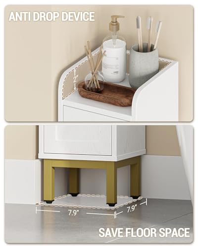 Hzuaneri Slim Bathroom Storage Cabinet, Narrow Bathroom - Image 8