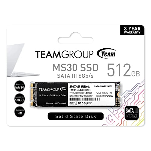 TEAMGROUP MS30 512GB with SLC Cache 3D NAND TLC M.2 2280 SATA III - Image 6