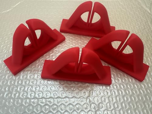 4-Pack Silicone No-Drill Fishing Rod Holder – Wall-Mounted - Image 5