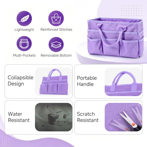 Craft Organizer Tote Bag, Art Supply Organizer Bag for Art - Image 6