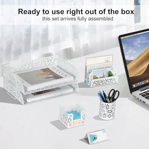 EasyPAG Desk Organizers and Accessories 5 Pieces Office Supplies - Image 5
