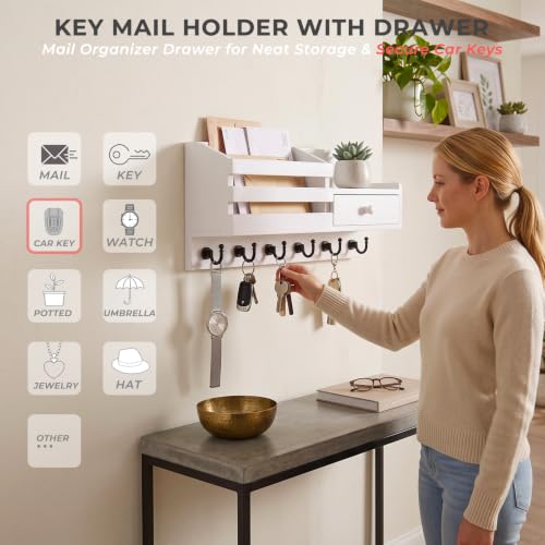 Key Holder Wall Mount with car Key Faraday Box - Image 6