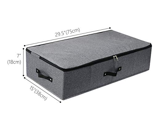 AMJ Large Under Bed Storage Containers, 3 Pack Closet - Image 4