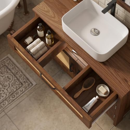 24 Inch Pedestal Sink Storage Cabinet, Bathroom Vanity Sink - Image 8