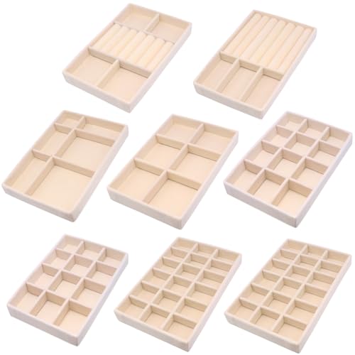 Jewelry Organizer Drawer 8 Set Jewelry Boxes Velvet - Image 2