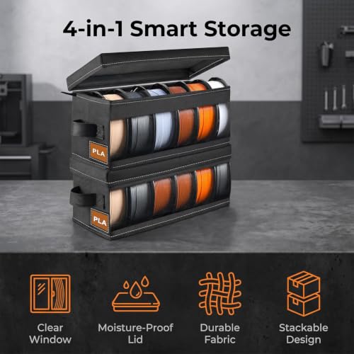 4-Pack 3D Printer Filament Storage Box - Image 4