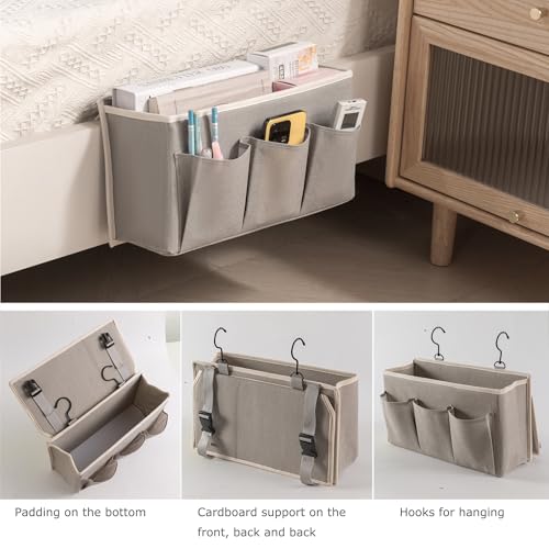 Bedside Caddy/Bedside Storage Organizer Hanging Bag with Three - Image 6