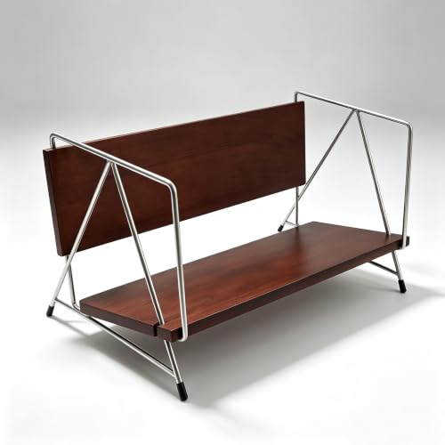 Vinyl Record Storage Stand for 80 LPs, Solid Wooden Vinyl - Image 5