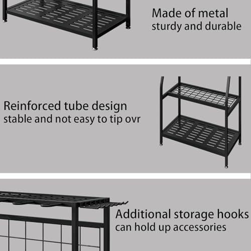 Garden Tool Organizer Yard Tool Tower Rack Shed Organization - Image 6