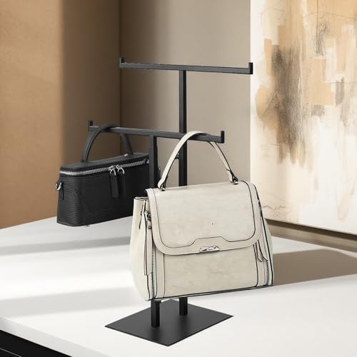 Purse Display Stand Jewelry Towers, Black Double T-S | All Products - Image 4