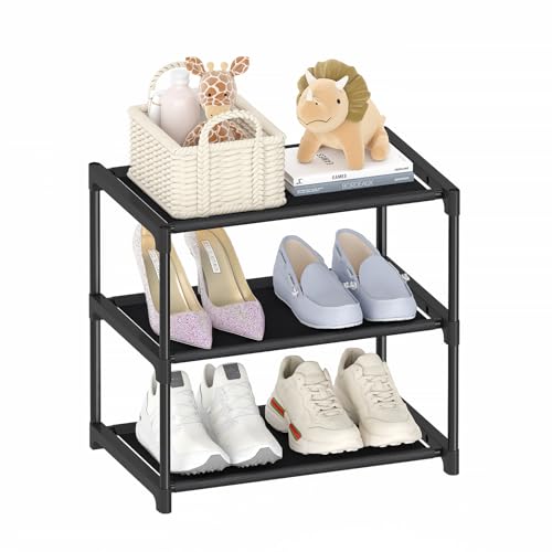 Autonomier 3 Tier Extra Small Shoe Rack (16.3" Wide) - Image 2