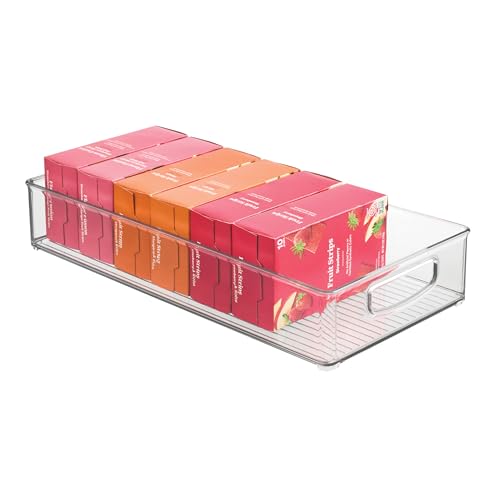 iDesign Stackable Clear Plastic Extra Long Pantry Organizers - Image 2