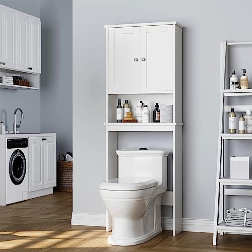Over the Toilet Storage Cabinet, Bathroom Storage | Home Organization - Image 4
