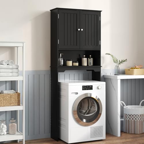 OLIXIS Over the Toilet Storage Cabinet, Bathroom Shelves - Image 5