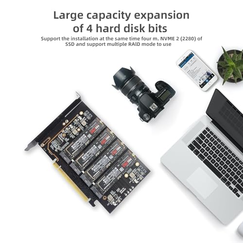 pcie4.0 x16 to m.2 m-Key nvme x 4 ssd Expansion Card - Image 6