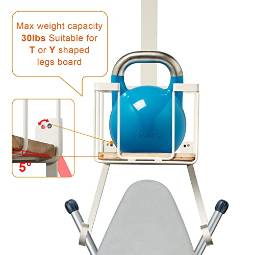 TJ.MOREE Over The Door/Wall Mount Ironing Board Hanger - Image 7