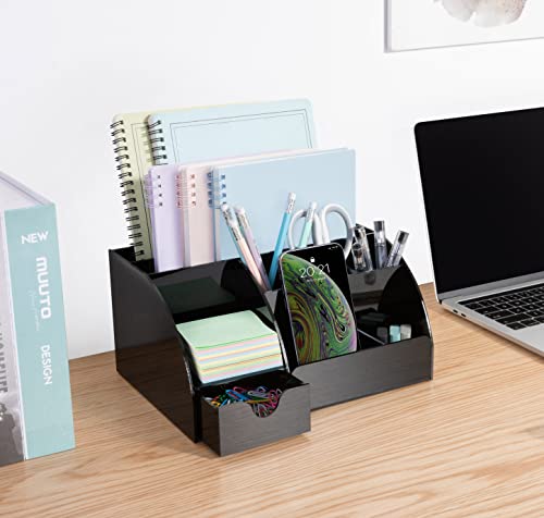 My Space Organizers Black Desk Organizer with 9 Compartments - Image 5