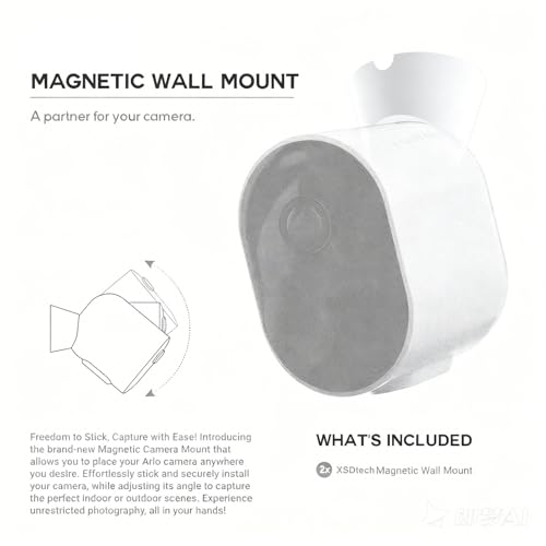 Magnetic Wall Mount Compatible with Arlo Pro 5S 2K, Pro 4 - Image 3
