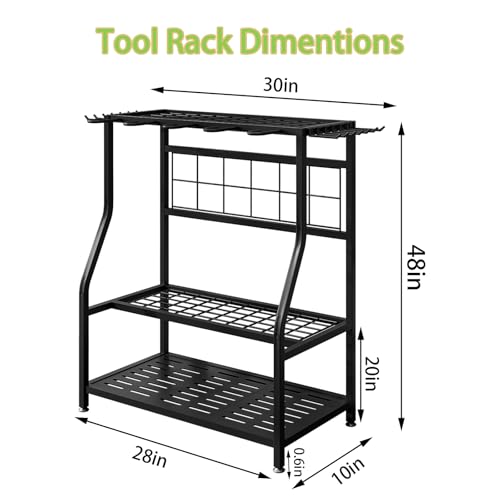 Garden Tool Organizer Yard Tool Tower Rack Shed Organization - Image 4